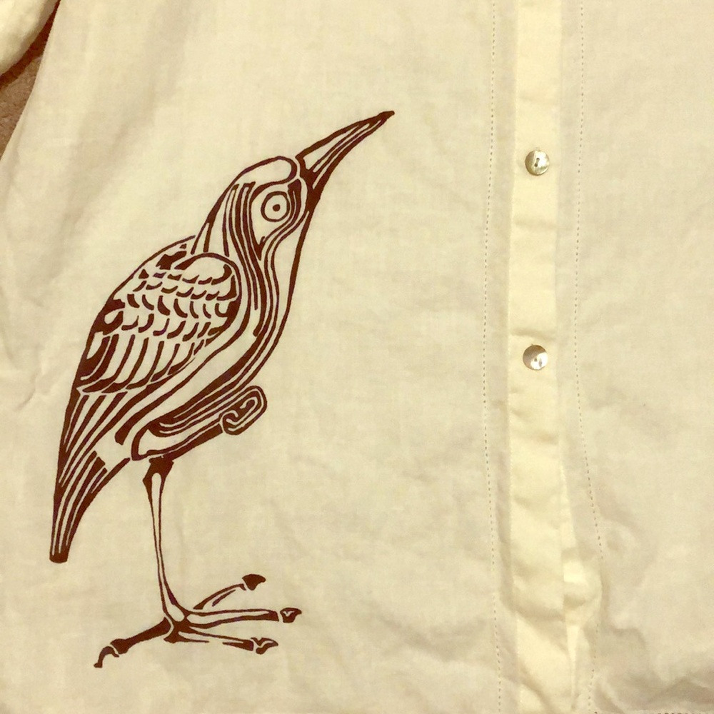 Walter Anderson Vintage linen blouse